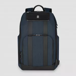 Рюкзак Architecture Urban2 Deluxe Backpack, 23 л, полиэстер/кожа, синий, VICTORINOX, Швейцария, Рюкзаки