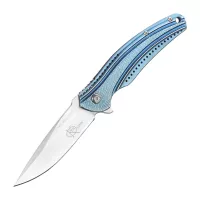 Нож складной Ripple Blue Stainless Handle (IKBS Flipper), CRKT, США видео продукта