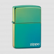 Зажигалка Classic High Polish Teal Zippo Logo, ZIPPO, США_00804670060601406740.jpg