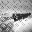 Нож автоматический фронтальный выкидной Ultratech, 8,7 см, MICROTECH, США_00807480051966264327.jpg
