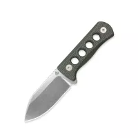 Нож шейный с фиксированным клинком Canary, 6,3 см, QSP KNIFE, Китай видео продукта