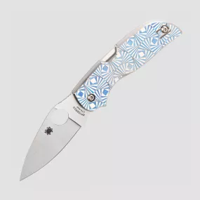 Нож складной Chaparral Stepped Ti Blue, 7,1 см, SPYDERCO, США, SPYDERCO (США)