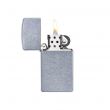 Зажигалка ZIPPO Slim с покрытием Street Chrom, латунь/сталь, серебристая, матовая, ZIPPO, США_00804630063326281463.jpg