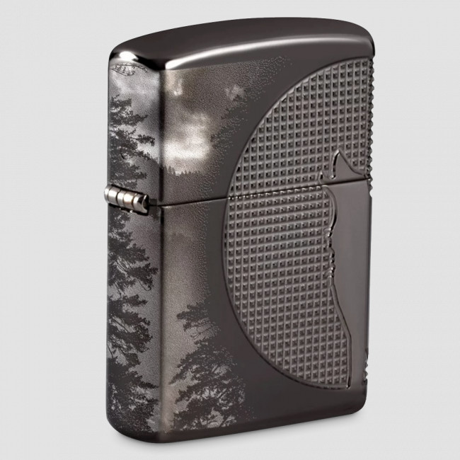 Зажигалка бензиновая Armor Wolf  Ice, ZIPPO, США