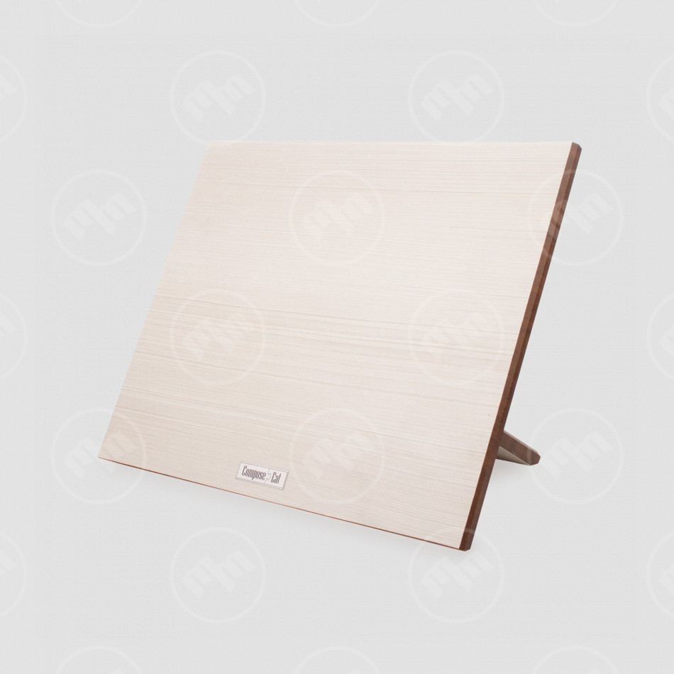 Подставка магнитная для 8 кухонных ножей, 32х26 см, светлое дерево, композитный материал, серия Magneto, ComposeEat, Россия