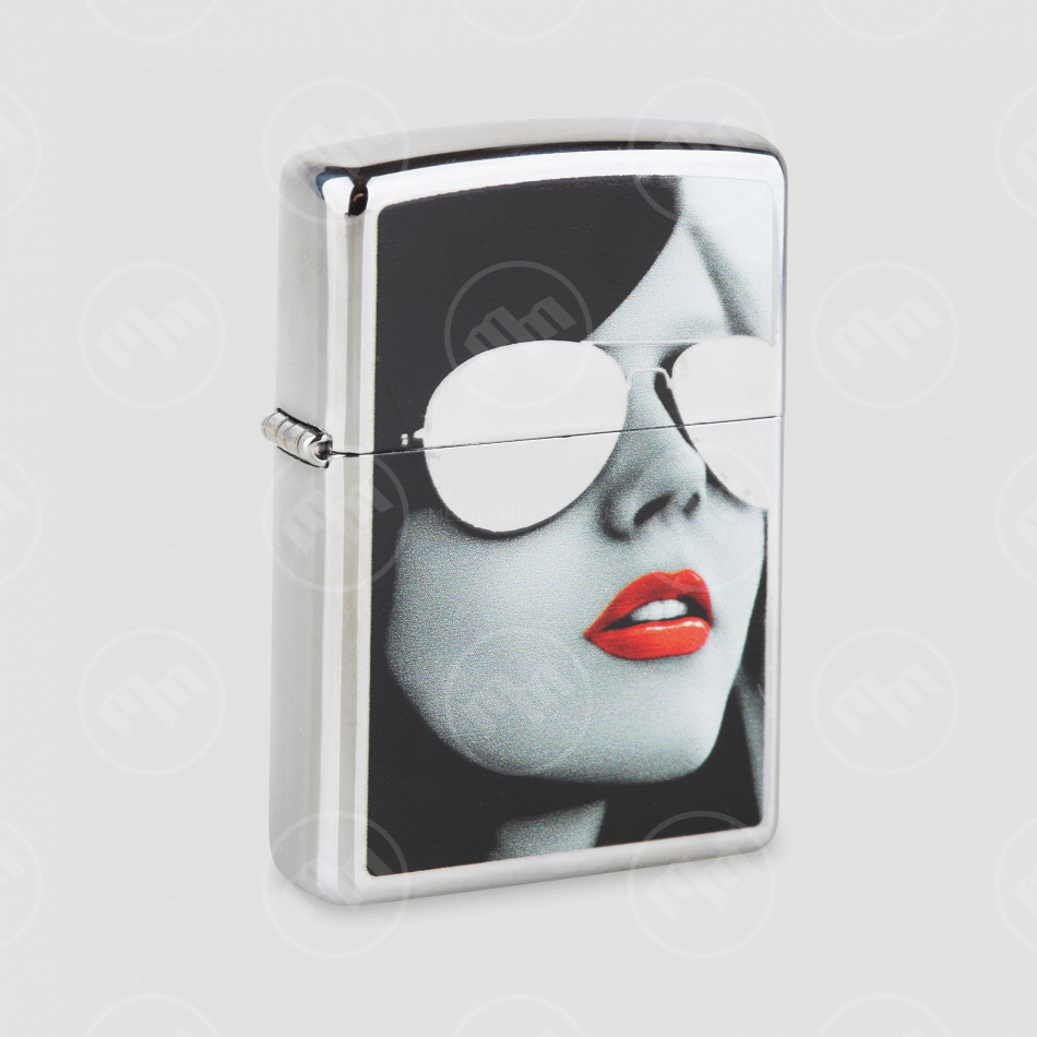 Зажигалка Gold Design High Polish Chrome, ZIPPO, США