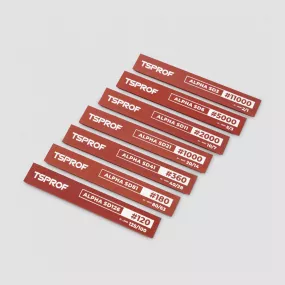 Набор алмазных брусков для заточки TSPROF Alpha SD126 - SD3 (7 шт.), серия Абразивы, Техностудия Профиль, Россия, Абразивы TSPROF