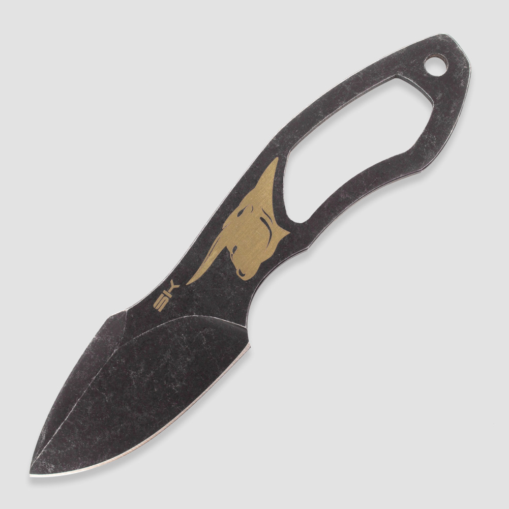 Нож с фиксированным клинком Bull, 6,8 см, SPECIAL KNIVES, Россия