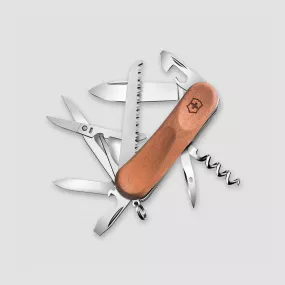 Нож швейцарский многофункциональный складной EvoWood 17 13 функций, 6.5 см, VICTORINOX, Швейцария, Швейцарский нож