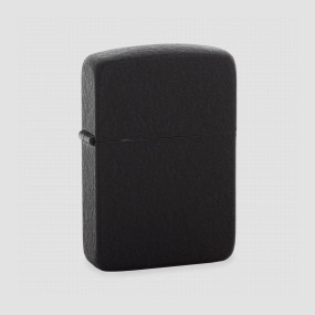 Зажигалка ZIPPO 1941 Replica, латунь с покрытием Black Crackle, черный, матовая, ZIPPO, США, Зажигалки