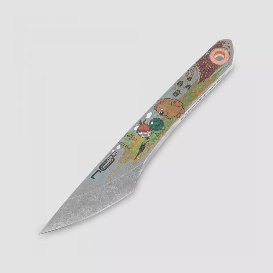 Нож с фиксированным клинком Koi, 3,4 см, N.C. CUSTOM, Россия
