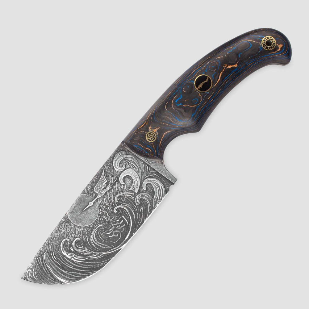 Нож с фиксированным клинком Шихан, 10 см, ВОЛЧИЙ ВЕК, Россия