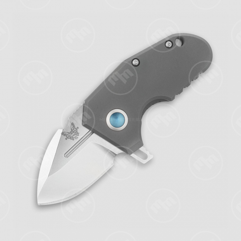 Нож складной Micro Pocket Rocket, 4,8 см, материал клинка: сталь порошковая сталь Crucible CPM 20CV, материал рукояти: сплав 6Al4V Titanium, BENCHMADE, США