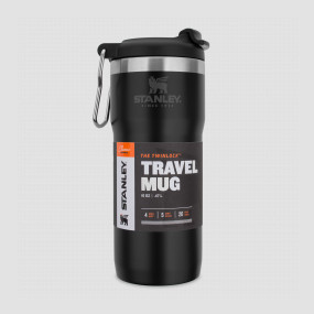 Термокружка Classic Twin Lock, объем: 470 мл, цвет черный, STANLEY, США, Термокружки STANLEY