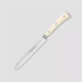 Нож кухонный для бутербродов 14 см, серия Ikon Cream White, WUESTHOF, Золинген, Германия, 