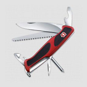 Нож швейцарский многофункциональный складной RangerGrip 53, 12 функций, 9.7 см, VICTORINOX, Швейцария, RangerGrip