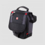 Сумка-планшет Mini boarding bag для документов, черный, серый, 22 х 15 х 5 см, WENGER, Швейцария