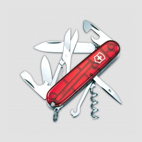 Нож швейцарский многофункциональный складной Climber 14 функций, 7 см, VICTORINOX, Швейцария, VICTORINOX (Швейцария)