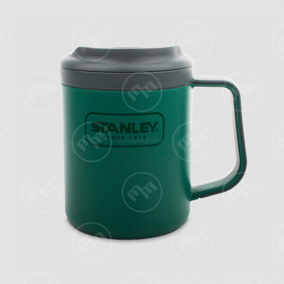 Термокружка Adventure, объем: 0,35 л, материал: пластик, размер: 11,8 x 8,3 см, цвет: зеленый, STANLEY, США
