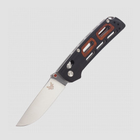 Нож складной Saibu, 7,6 см, материал клинка: сталь порошковая Crucible CPM 20CV, материал рукояти: стеклотекстолит G-10, BENCHMADE, США, Городские EDC-ножи