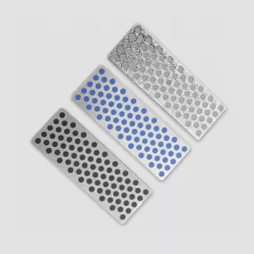 Набор из 3-х алмазных брусков Extra Extra Coarse / Extra Coarse / Coarse (120 micron / 120 mesh, 220 mesh / 60 micron, 325 mesh / 45 micron), размер: 7 х 2,5 х 0,5 см, DMT, США, DMT (США)