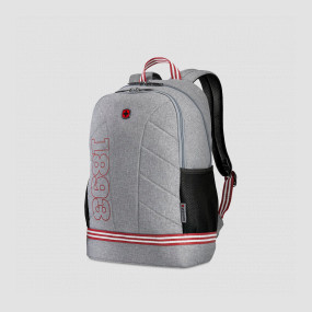 Рюкзак городской Quadma, объем: 22 л, размер: 43 х 33 х 17 см, цвет: серый, WENGER, Швейцария, WENGER (Швейцария)