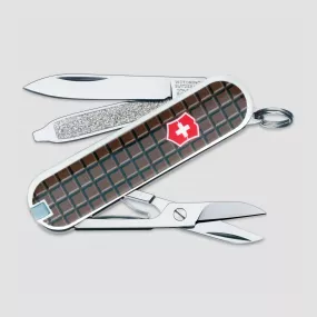 Нож швейцарский складной Classic SD Chocolate, 7 функций, 4 см, VICTORINOX, Швейцария, Швейцарский нож