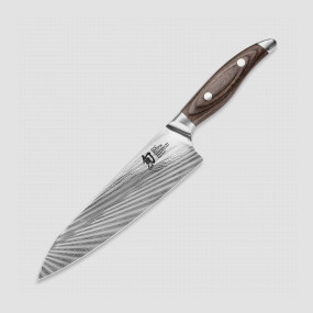 Нож кухонный, поварской Шеф, 20.0 см, 72 слоя, серия Shun Nagare, KAI, Япония, KAI (Япония)