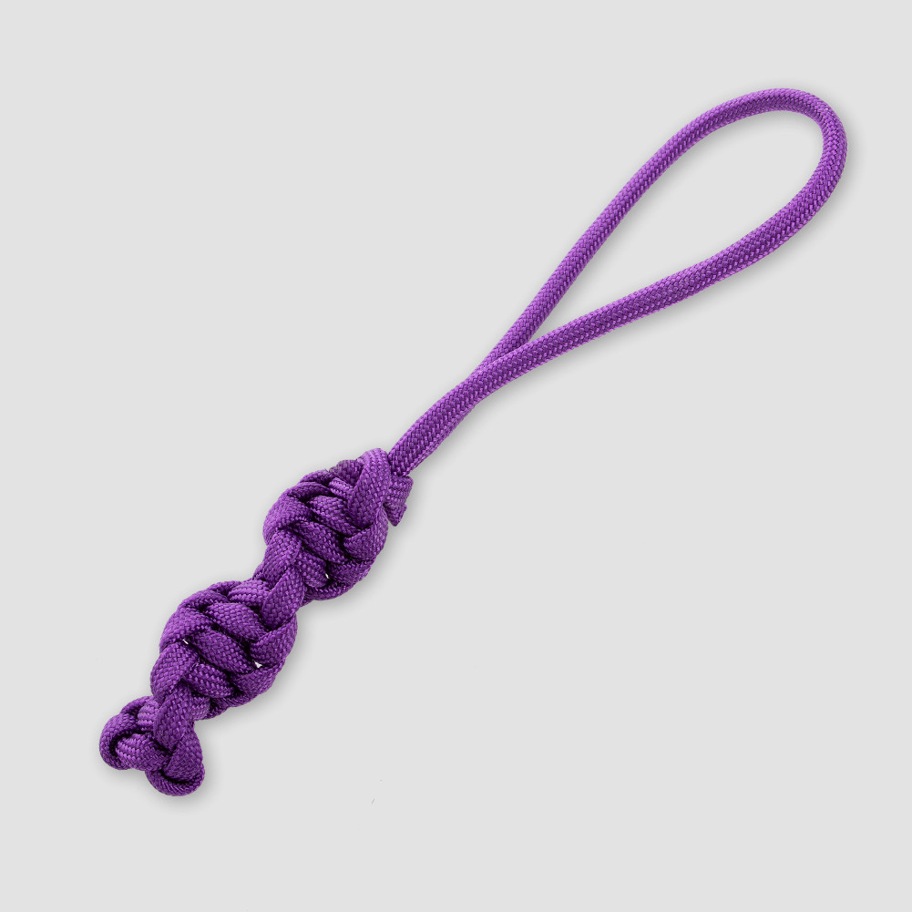 Темляк из паракорда спираль, цвет фиолетовый, материал: паракорд, MESSERMEISTER, Россия