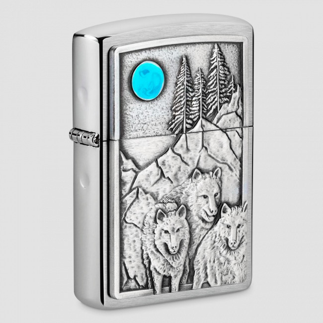 Зажигалка бензиновая Wolf Design, ZIPPO, США
