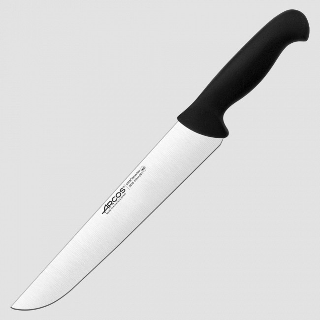 Нож кухонный для разделки 25 см, рукоять - черная, серия 2900, ARCOS, Испания