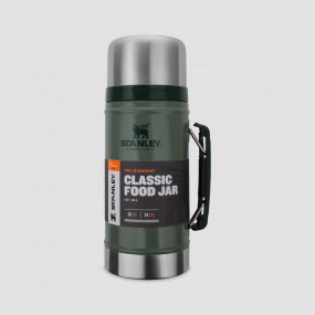 Термос для еды Classic, объем: 940 мл, цвет темно-зеленый, STANLEY, США, Термосы