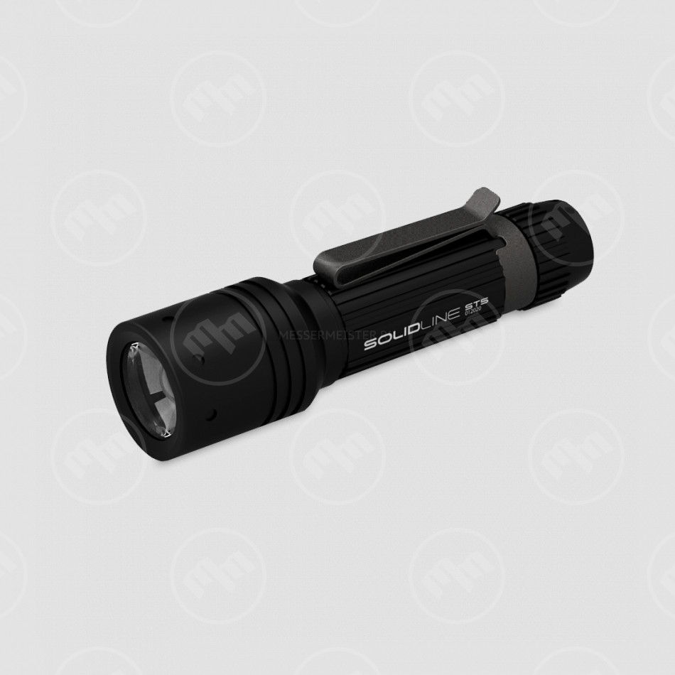 Фонарь светодиодный карманный Solidline ST5, цвет черный, LED LENSER, Германия
