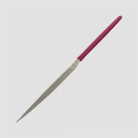 Надфиль алмазный с клиновидным сечением, заостренный Knife, Coarse Grit (250), цвет: фиолетовый, серия Knife sharpeners, EZE-LAP, США, Алмазные надфили