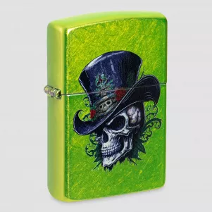 Зажигалка бензиновая Steampunk Skeleton Lurid, ZIPPO, США, Зажигалки ZIPPO
