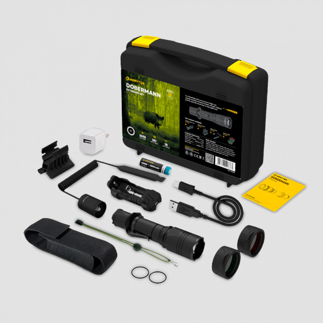 Набор Dobermann Extended Set (белый свет), ARMYTEK, Канада