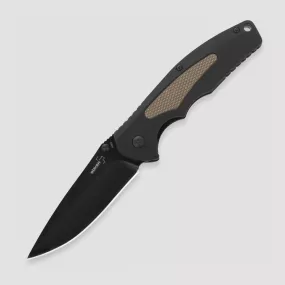 Нож полуавтоматический складной Gemini NGA BK Coyote, 9 см, BOKER, Германия, Gemini NGA