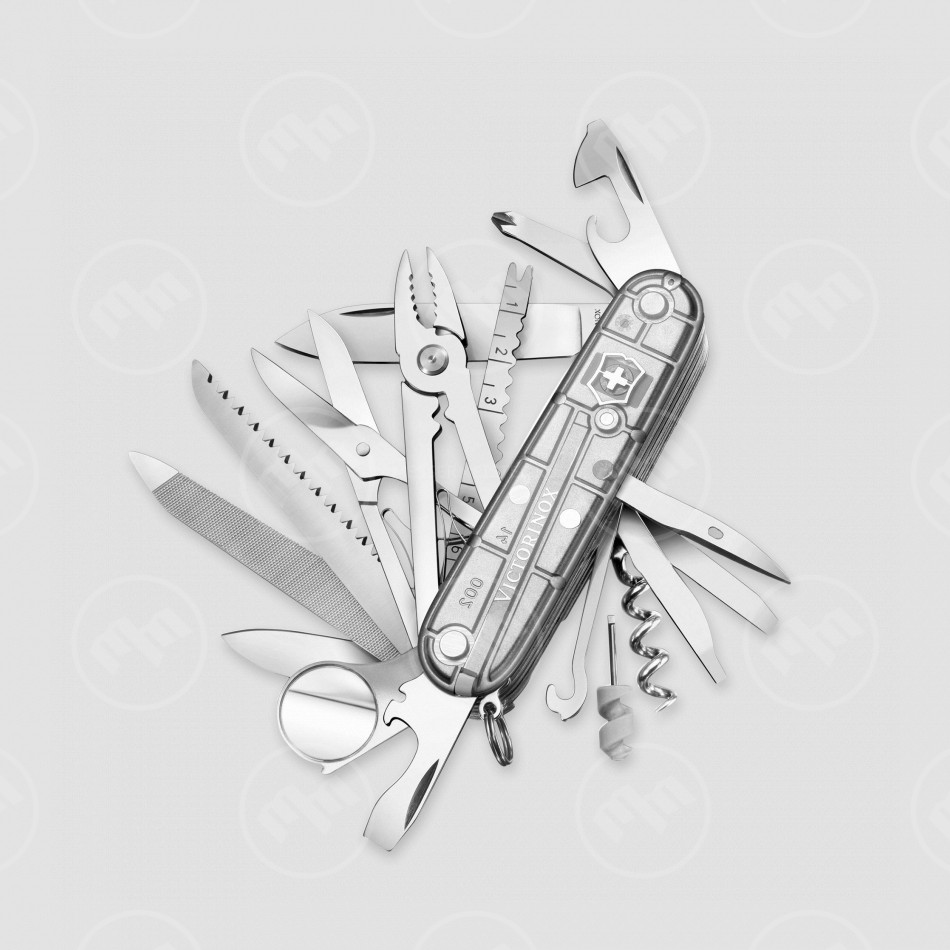 Нож швейцарский многофункциональный складной Swiss Champ 31 функция, 7 см, VICTORINOX, Швейцария