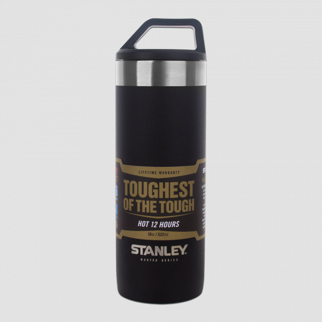 Термокружка Master, объем: 0,53 L, цвет: черный, STANLEY, США