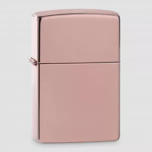 Зажигалка бензиновая Classic High Polish Rose Gold, ZIPPO, США, Зажигалки ZIPPO