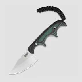Нож шейный с фиксированным клинком Alan Folts Design Minimalist Bowie, 5,5 см, CRKT, США, Minimalist
