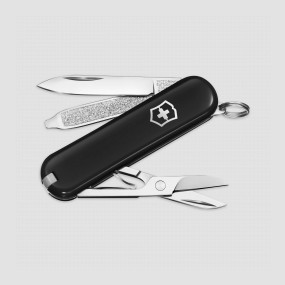 Нож швейцарский складной Classic SD Dark Illusion, 7 функций, 4 см, VICTORINOX, Швейцария, VICTORINOX (Швейцария)