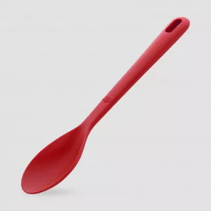 Ложка кухонная, 28 см, силикон, красный, серия Rosso, BALLARINI, Италия, Акции