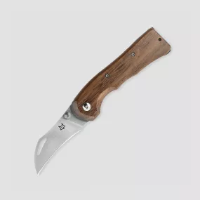 Нож складной грибной с щеткой Spora Mushrooms Knife, 6,5 см, FOX, Италия, Складные ножи FOX KNIVES