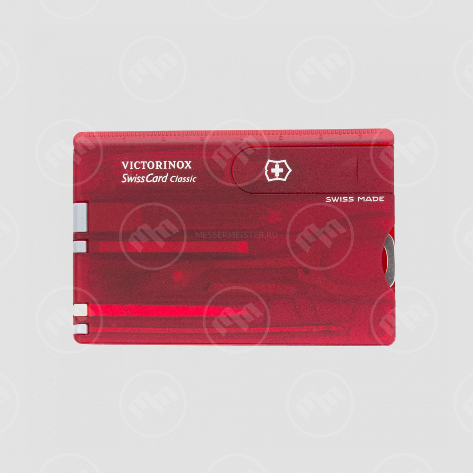 Карта швейцарская SwissCard Classic, 10 функций, VICTORINOX, Швейцария