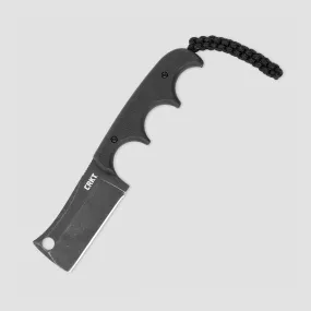 Нож шейный с фиксированным клинком Minimalist Cleaver Blackout, 5,4 см, CRKT, США, Minimalist