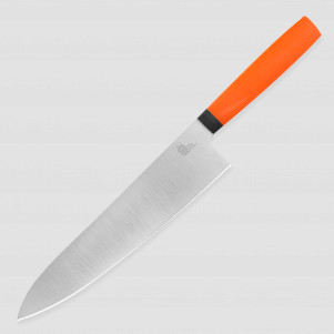 Нож поварской кухонный шеф CH210, 21,5 см, сталь N690, Orange, OWL KNIFE, Россия, OWL KNIFE (Россия)