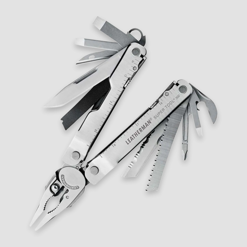 Мультитул Super Tool 300, 19 инструментов, цвет стальной, LEATHERMAN, США