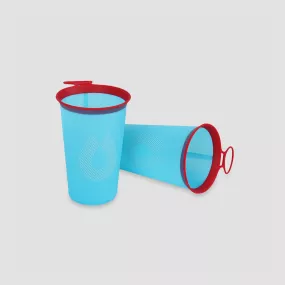 Набор из 2-х мягких стаканов SpeedCup, 200 мл, голубые, HydraPak, США, Канистры для воды HYDRAPAK