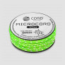 Микрокорд светоотражающий neon green, 10м, серия Cord Micro, CORD, Россия